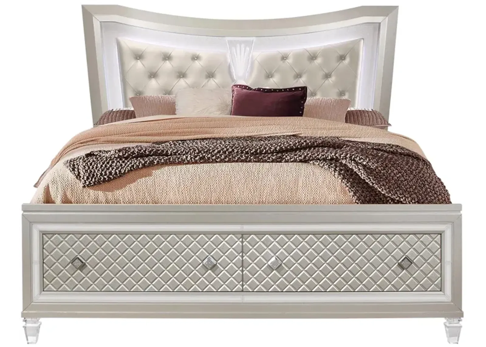 Paris Bed in Champagne by Global Furniture Furniture USA