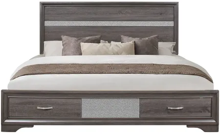 Seville Bed in Grey by Global Furniture Furniture USA