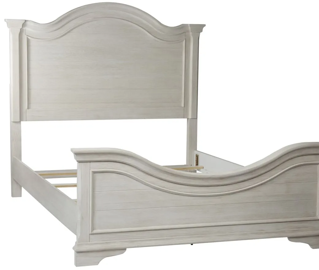 Decatur Panel Bed in Antique White by Liberty Furniture