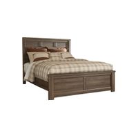 Juararo Panel Bed in Dark Brown by Ashley Furniture