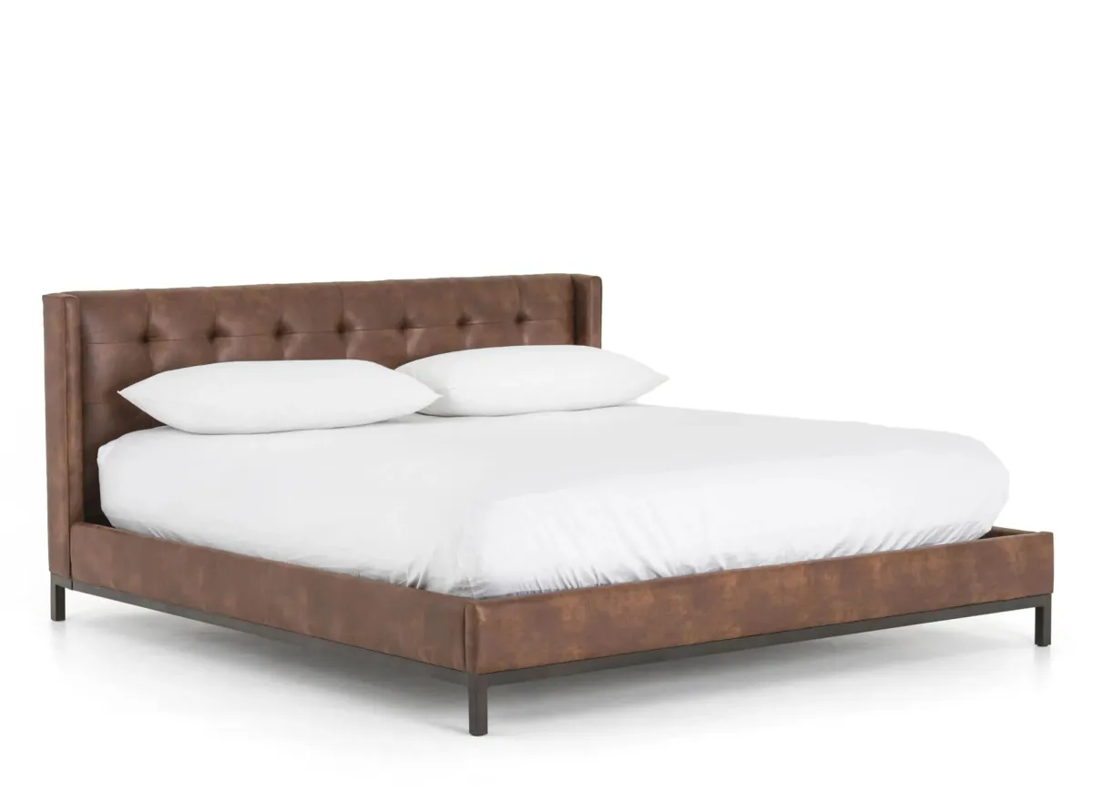 Newhall Bed in Vintage Tobacco by Four Hands