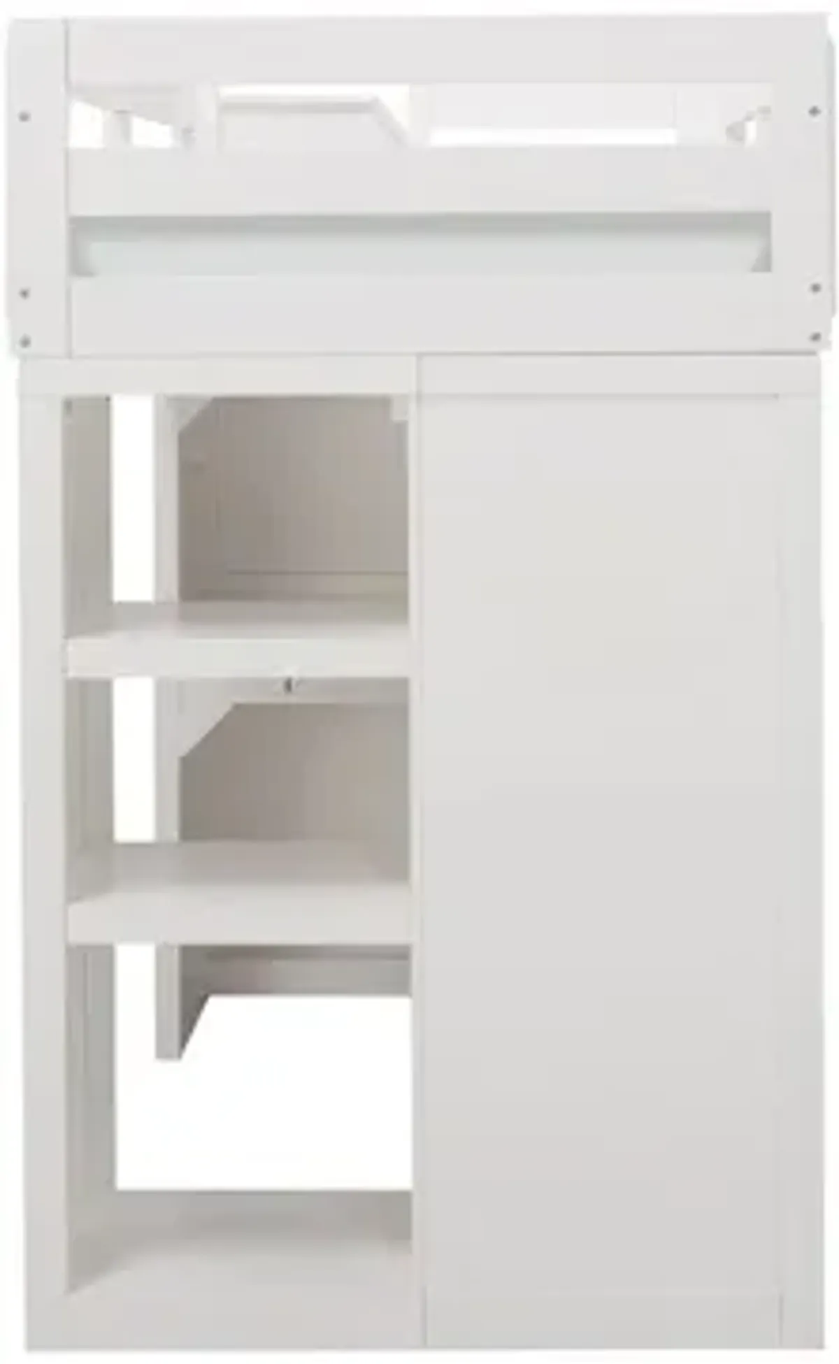 Barlow Twin Reversible Loft Bed w/ Stairs