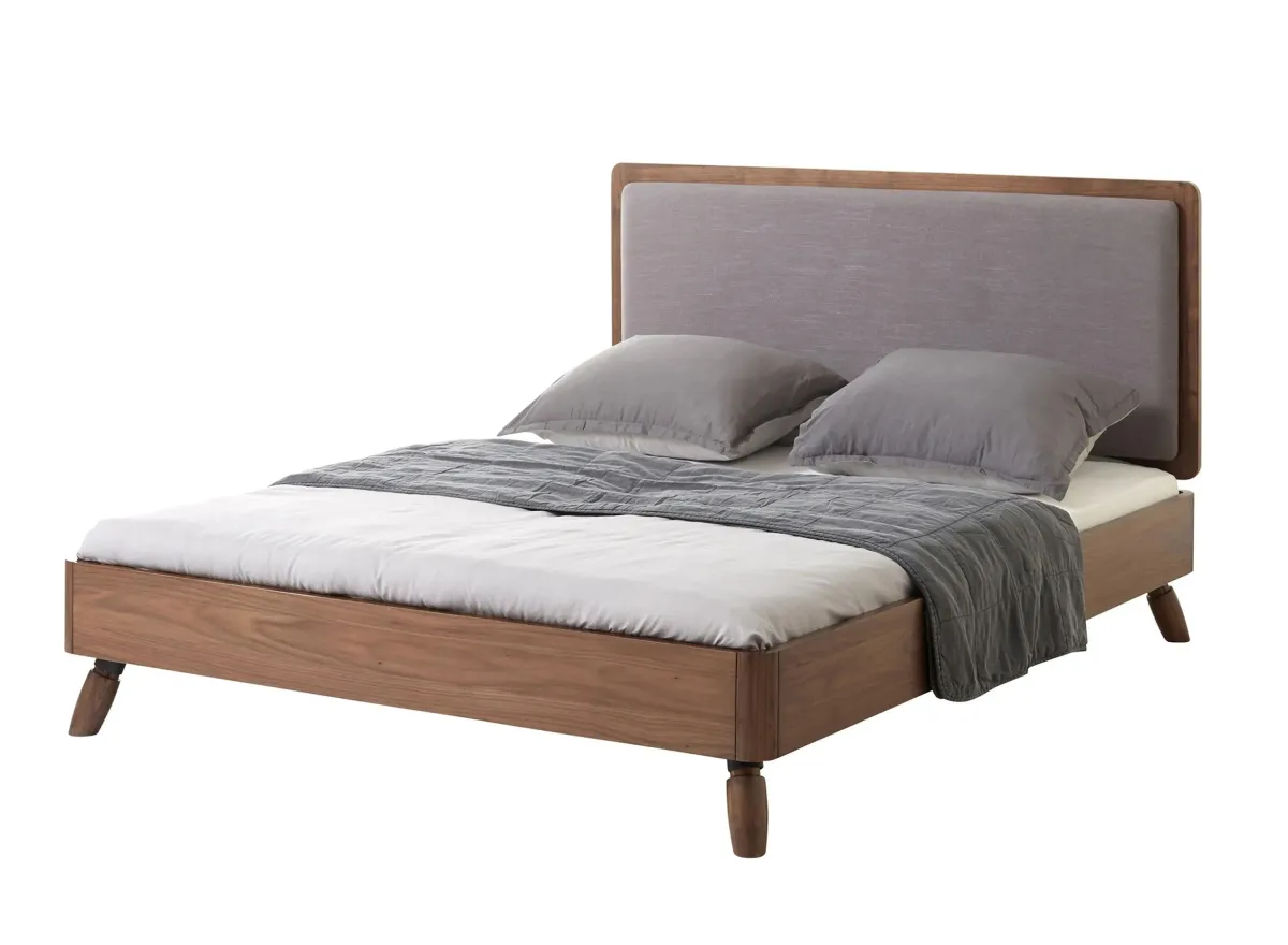 Tahoe Bed in Walnut by Unique Furniture