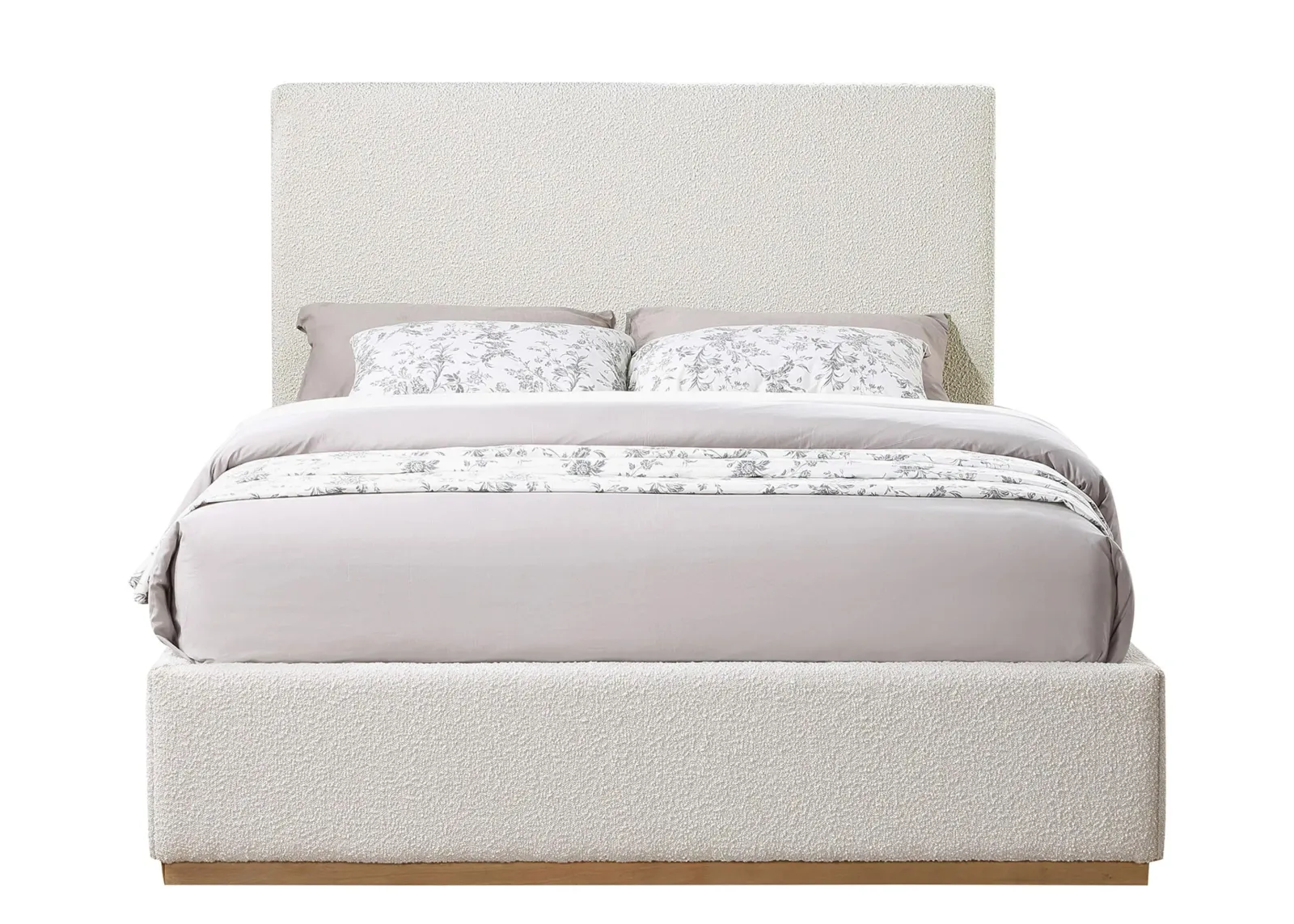 Monaco King Bed in Cream by Meridian Furniture