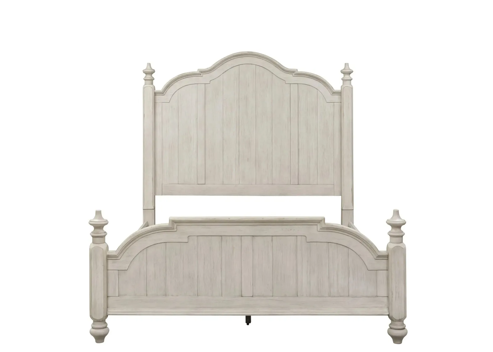 Farmhouse Reimagined Poster Bed in White by Liberty Furniture