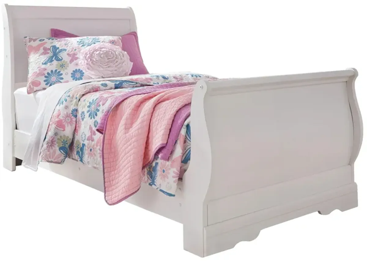 Anarasia Bed in White by Ashley Furniture