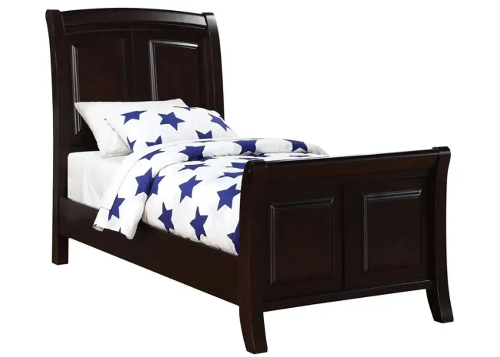 Rae Sleigh Bed in Cappuccino by Glory Furniture