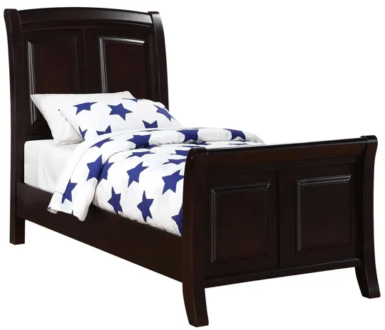 Rae Sleigh Bed in Cappuccino by Glory Furniture