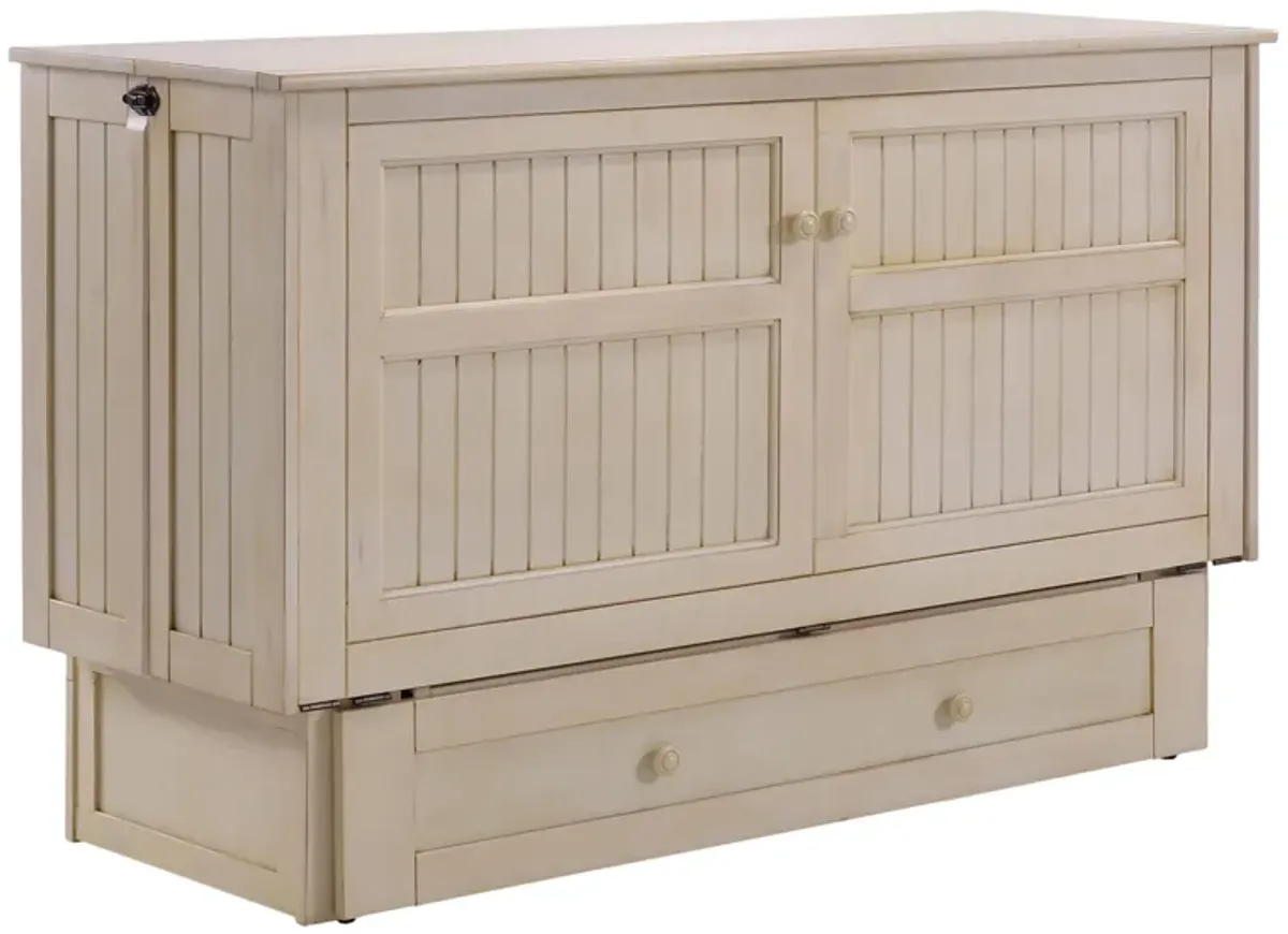 Benedkt Daisy Cabinet Bed with Mattress in Buttercream by Diamond Distribution