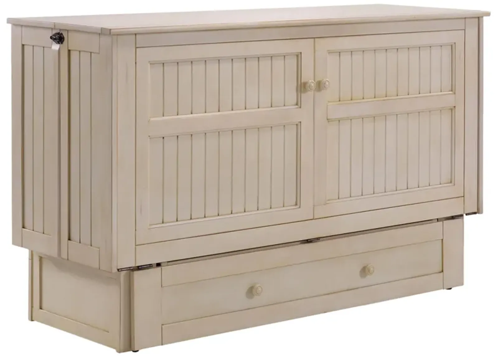 Benedkt Daisy Cabinet Bed with Mattress in Buttercream by Diamond Distribution