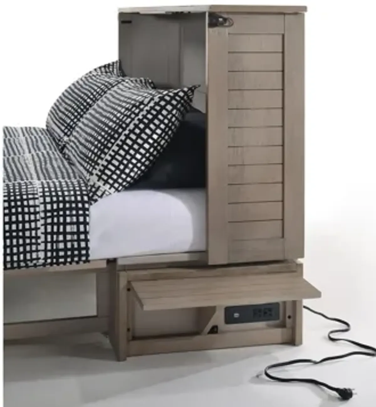 Benedkt Poppy Cabinet Bed with Mattress