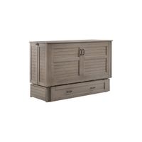 Benedkt Poppy Cabinet Bed with Mattress in Driftwood by Diamond Distribution