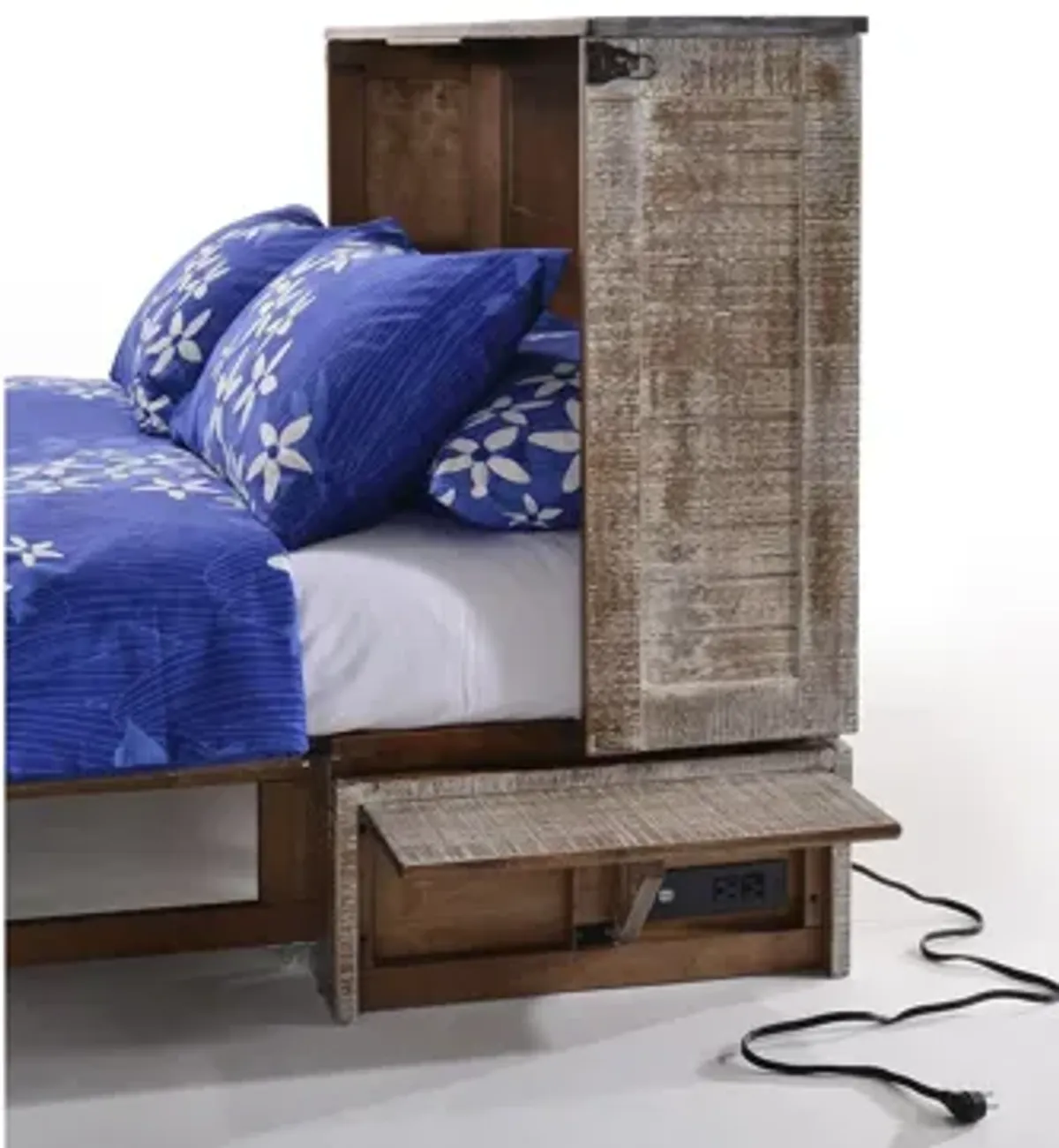 Benedkt Poppy Cabinet Bed with Mattress