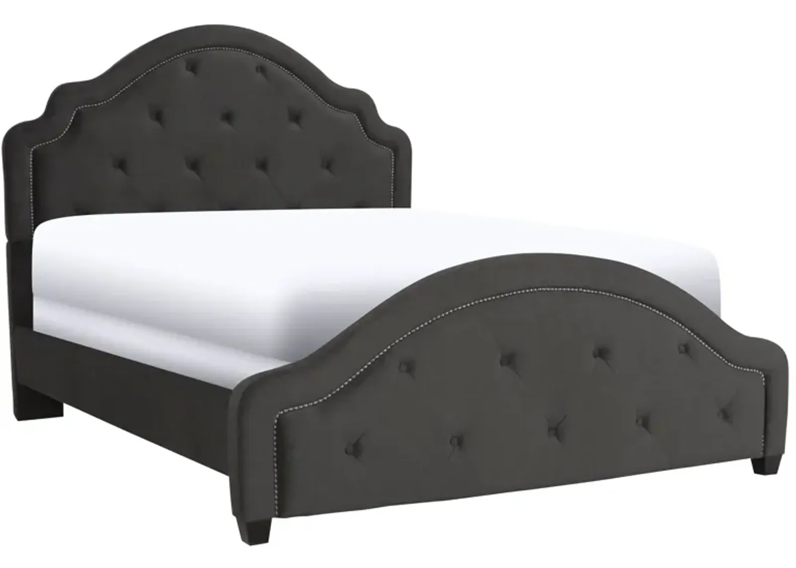 Bowman Bed - Charcoal in Charcoal by Hillsdale Furniture