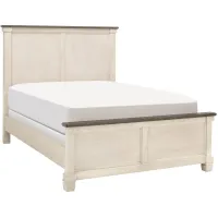 Andover Bed in Antique white/brown gray by Bellanest