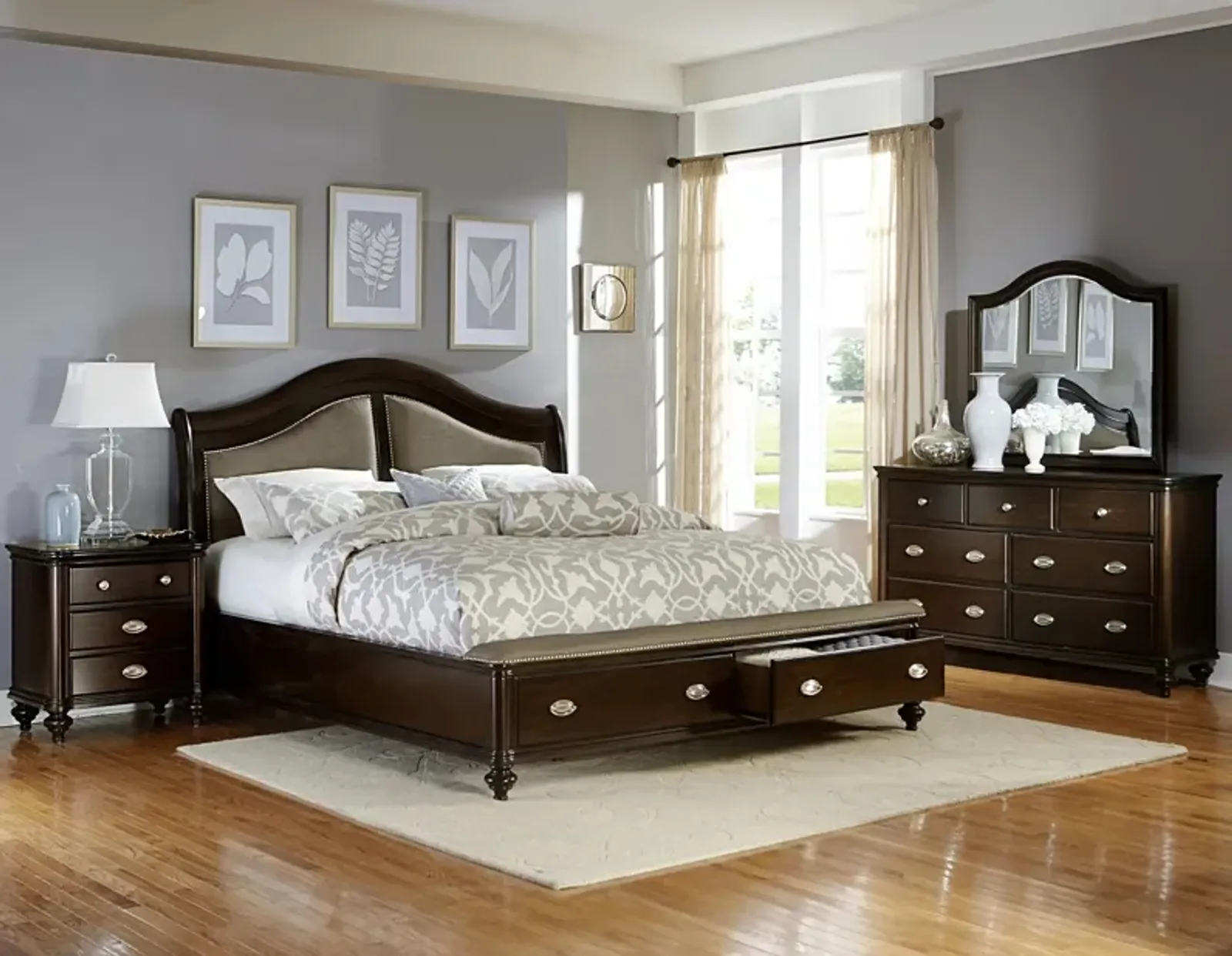 Bay City 4-pc. Storage Bedroom Set