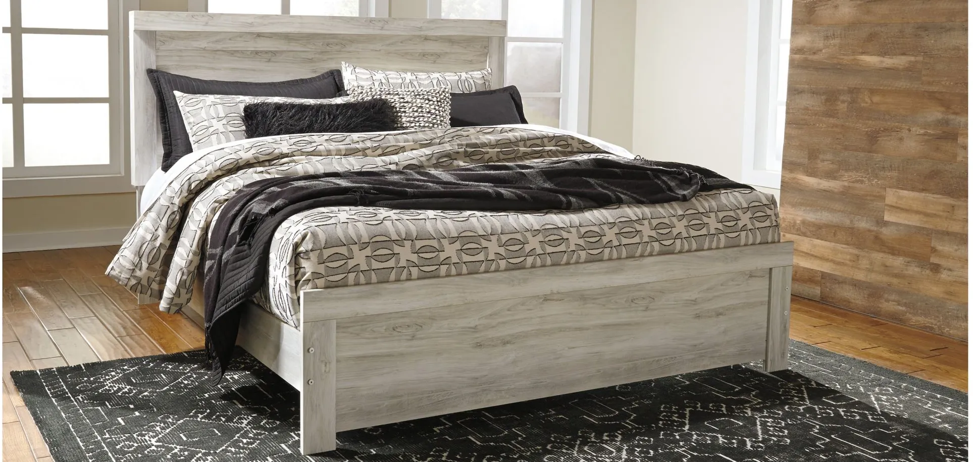 Bellaby Panel Bed in Whitewash by Ashley Furniture