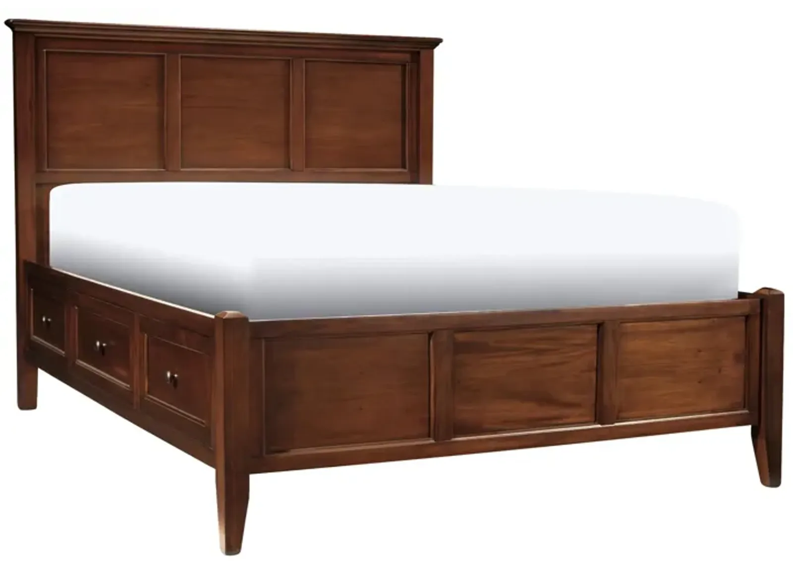 Westlake Storage Platform Bed in Cherry by A-America