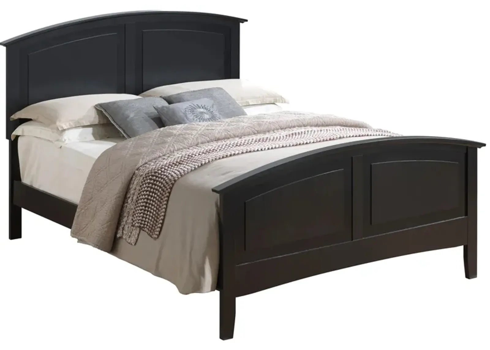 Hammond Panel Bed in Black by Glory Furniture