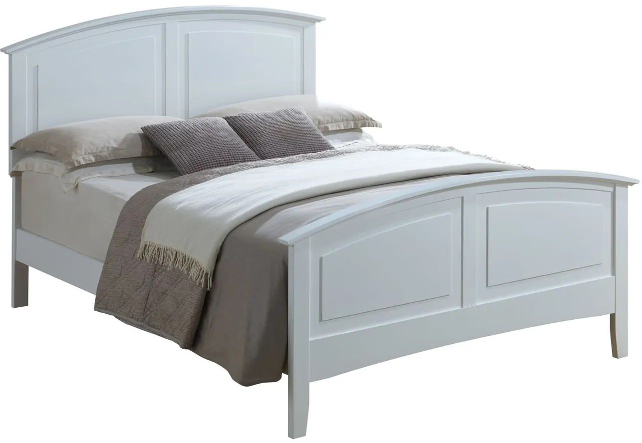 Hammond Panel Bed in White by Glory Furniture
