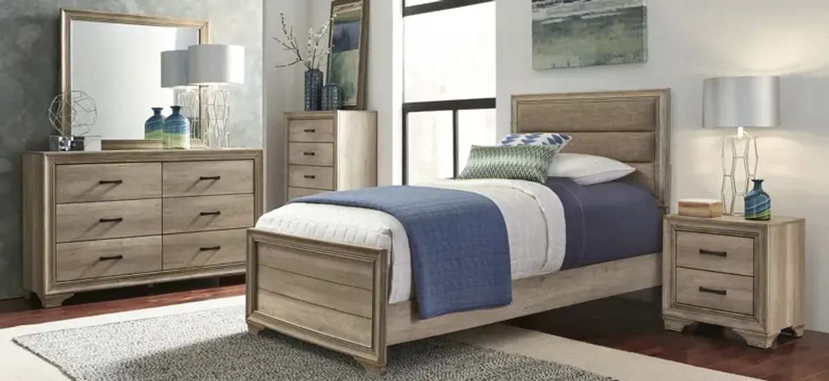 Sun Valley Bed in Light Brown by Liberty Furniture