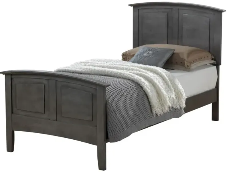 Hammond Twin Bed in Smoked Gray by Glory Furniture