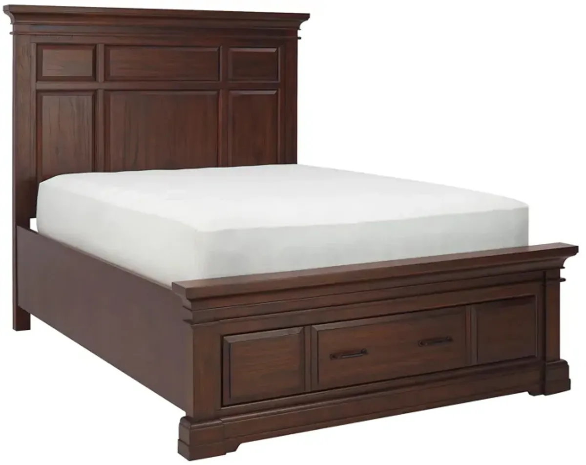 Richmond Platform Storage Bed in Mahogany by Napa Furniture Design