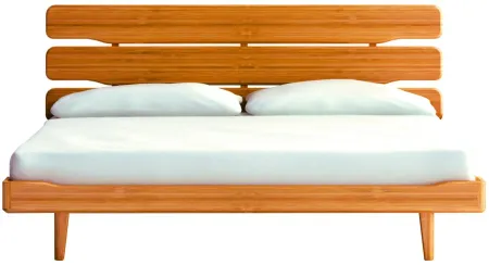 Currant Queen Platform Bed in Caramelized by Greenington