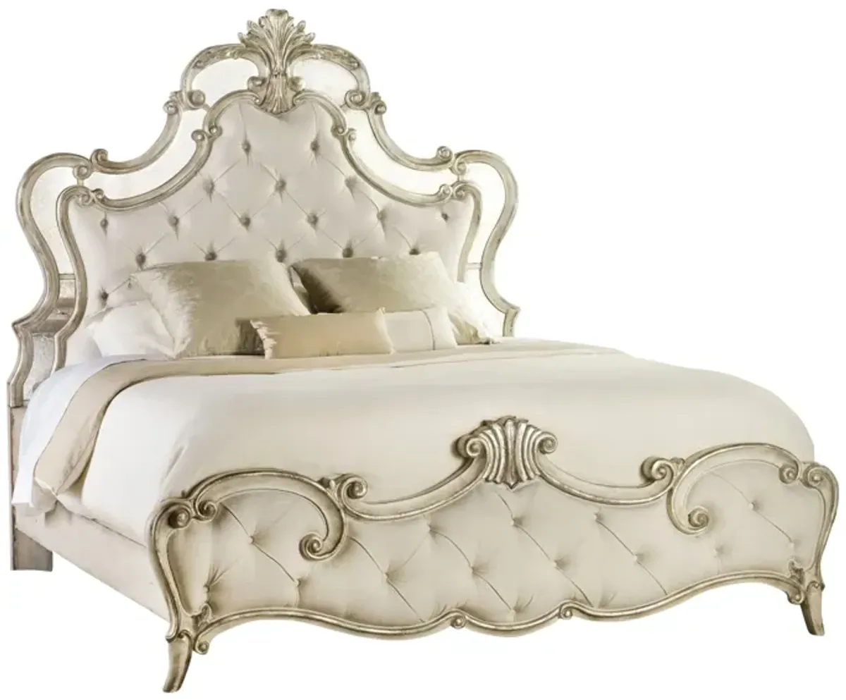 Sanctuary Upholstered Bed in Bardot / Samantha Cream by Hooker Furniture