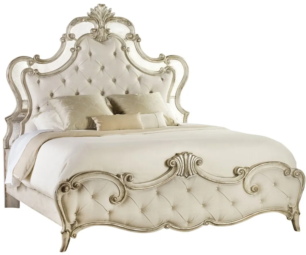 Sanctuary Upholstered Bed in Bardot / Samantha Cream by Hooker Furniture