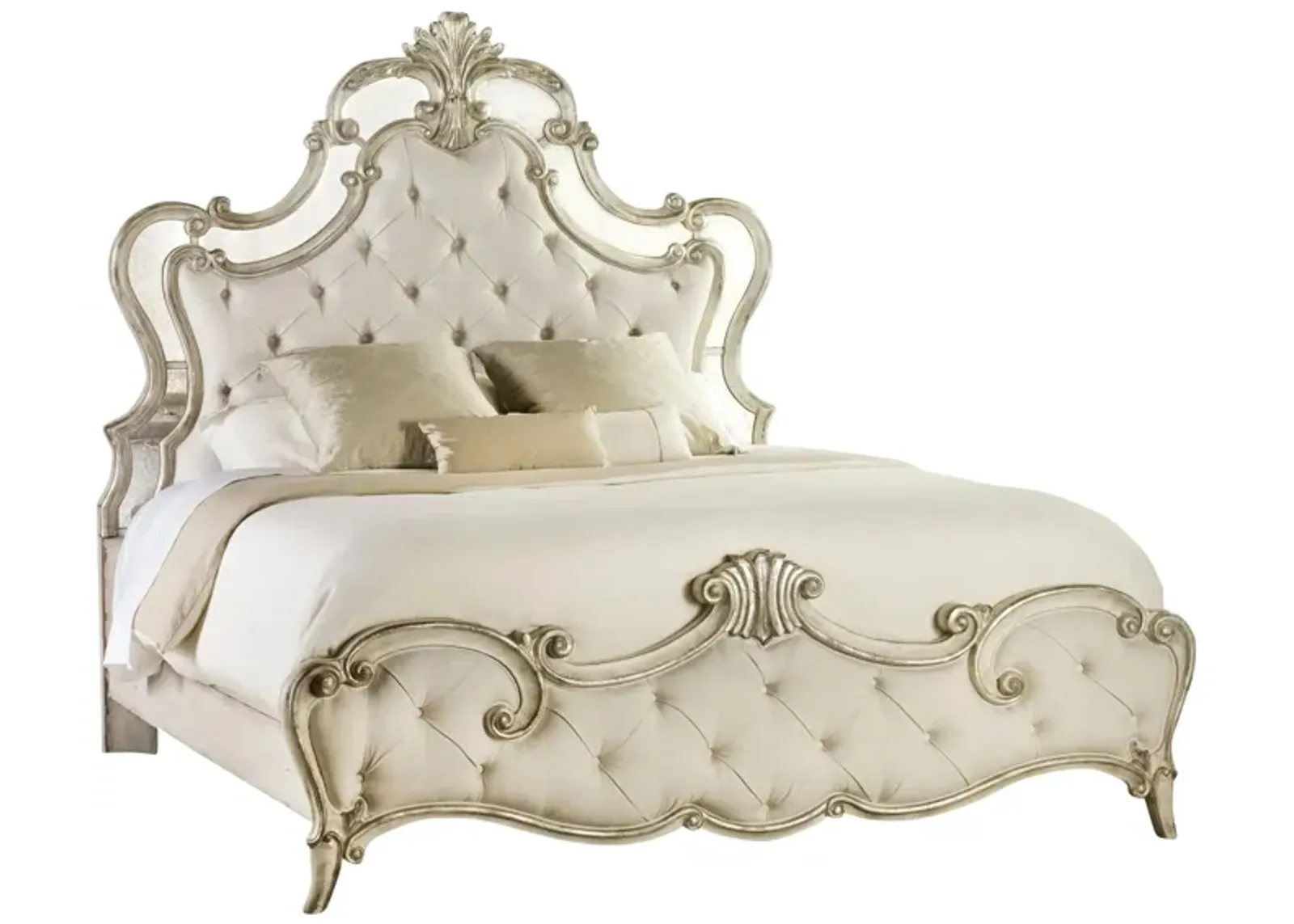 Sanctuary Upholstered Bed in Bardot / Samantha Cream by Hooker Furniture