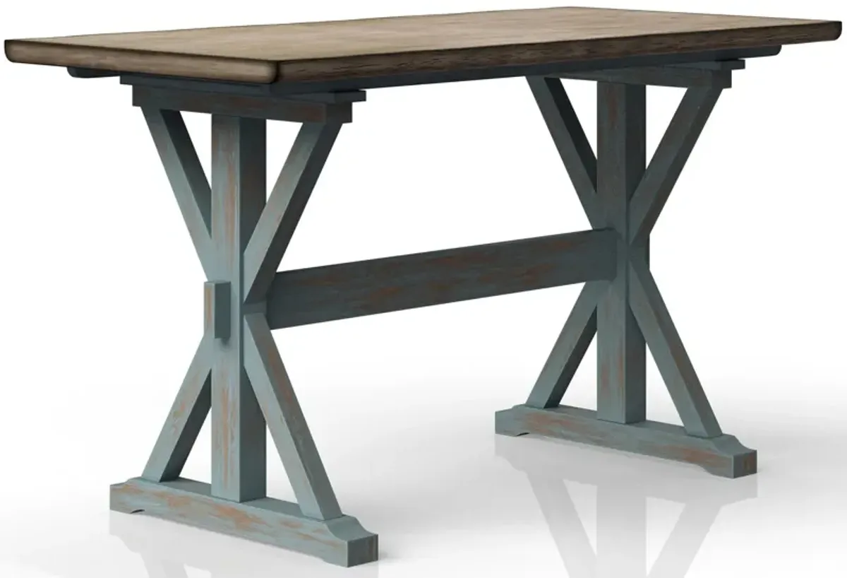 Summerville II Counter Dining Table in Light Blue by Bernards Furniture Group