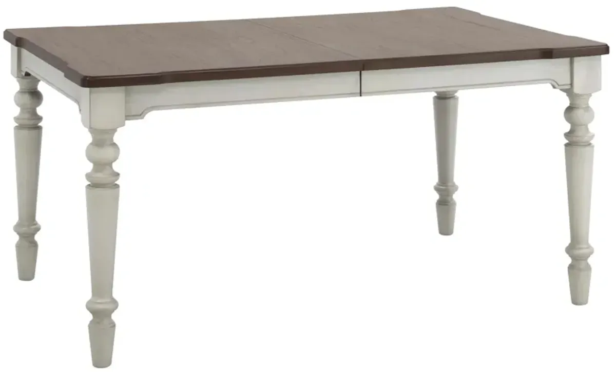 Saybrook Dining Table w/ Leaf in Two-tone by Davis Intl.