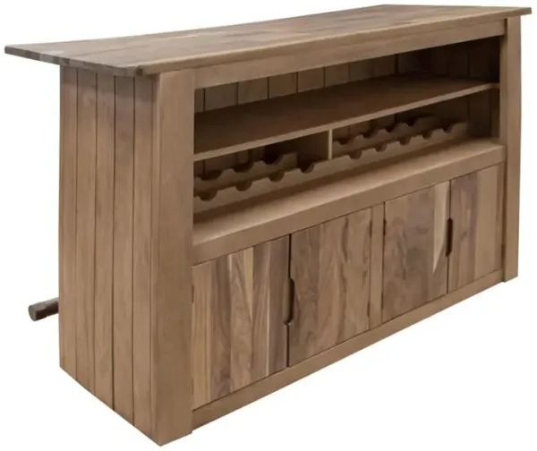 Natural Parota Wooden Bar