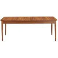 Erikka Double-Leaves Extension Dining Table in Amber by Greenington