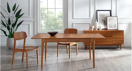 Erikka Extension Dining Table in Amber by Greenington