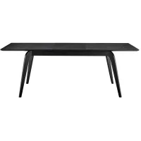 Lawrence Dining Table in Black by EuroStyle