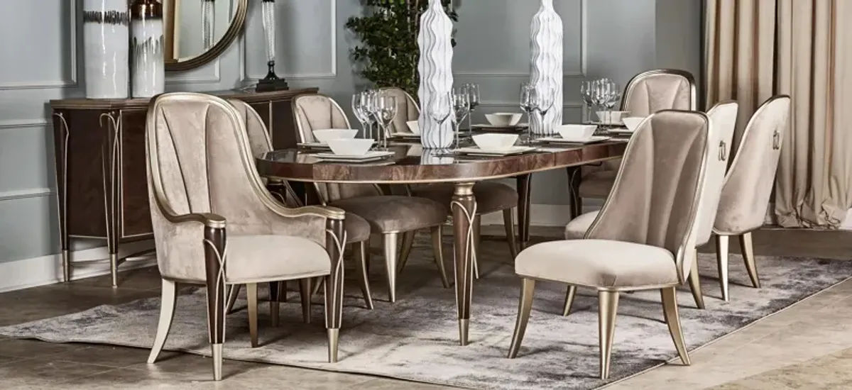 Villa Cherie Oval Dining Table