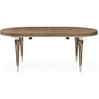 Villa Cherie Oval Dining Table in Hazelnut by Amini Innovation