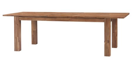 Bedford Butterfly Dining Table with Extension in Brushed Brown by New Pacific Direct
