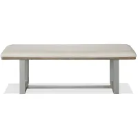 Intrigue Upholstered Dining Bench in Hazelwood by Riverside Furniture