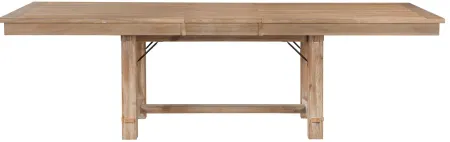 Trinity Dining Room Table in Distressed Light Oak by Homelegance