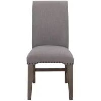 Poplar Hills Upholstered Dining Chair in Grey by Davis Intl.