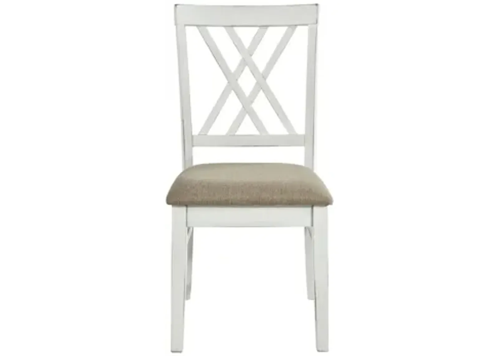 Brooklyn Dining Chair 2-pc. in White by Homelegance