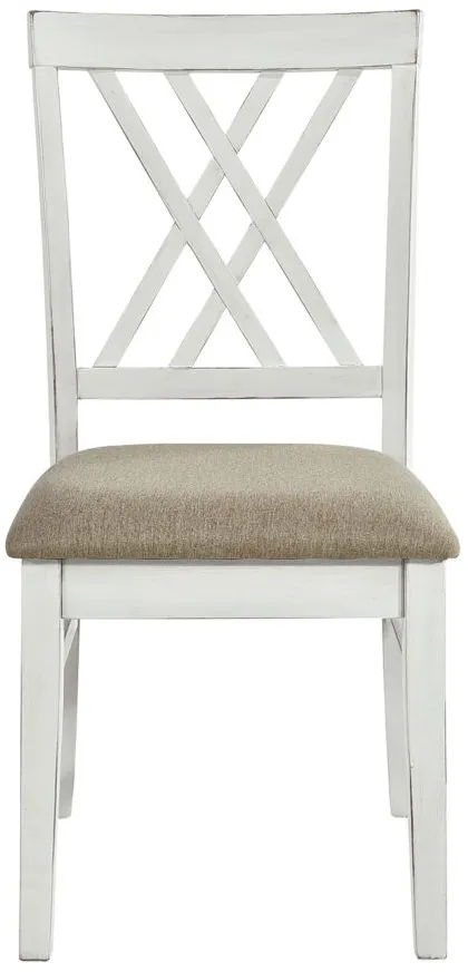 Brooklyn Dining Chair -2pc. in White by Homelegance
