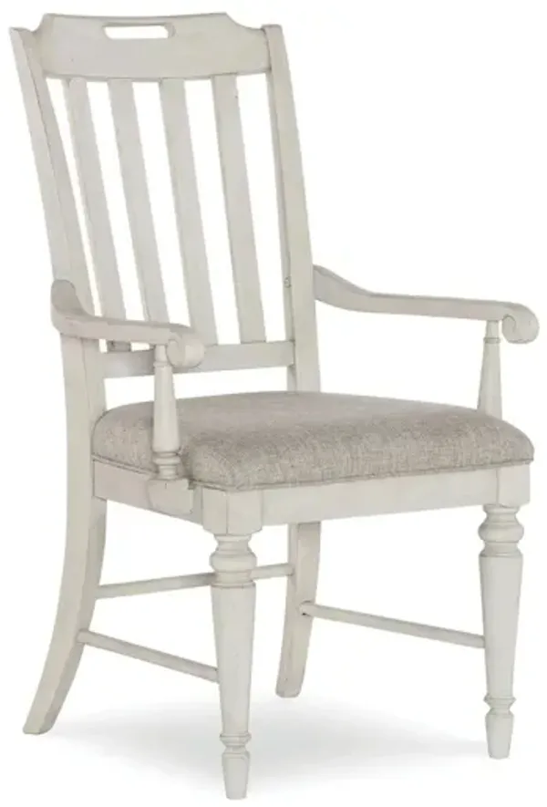 Brookhaven Slat Back Arm Chair Set of 2