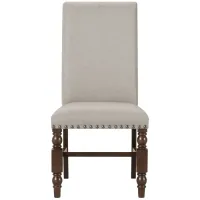 Halloran Dining Chair in Stone Gray / Cherry by Homelegance