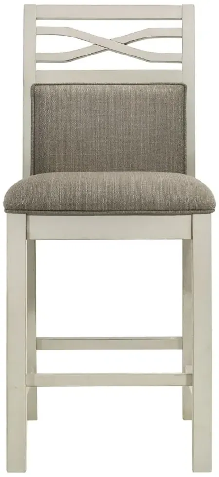Alphine Counter Height Chair in Gray by Homelegance