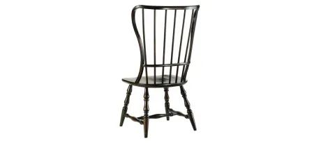 Sanctuary Spindle-Back Dining Chair in Ebony by Hooker Furniture