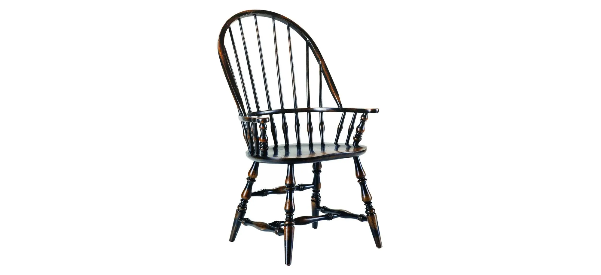 Sanctuary Windsor Dining Armchair in Ebony by Hooker Furniture